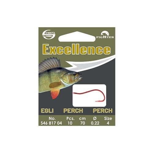 Excellence Egli Haken geknüpft, 10er Pack Stucki Fishing