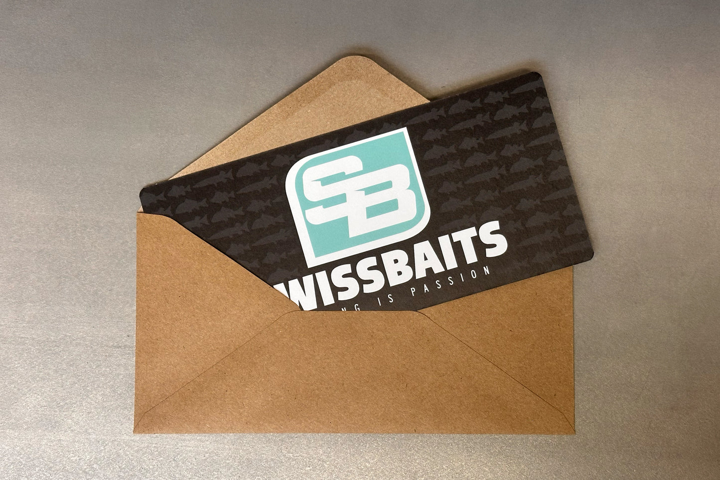 Geschenkgutschein mit Versand Swissbaits.ch