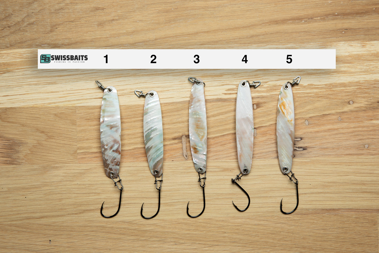Rainbow Premium Perlmutt-Spange 8cm Perlmuttspangen.ch