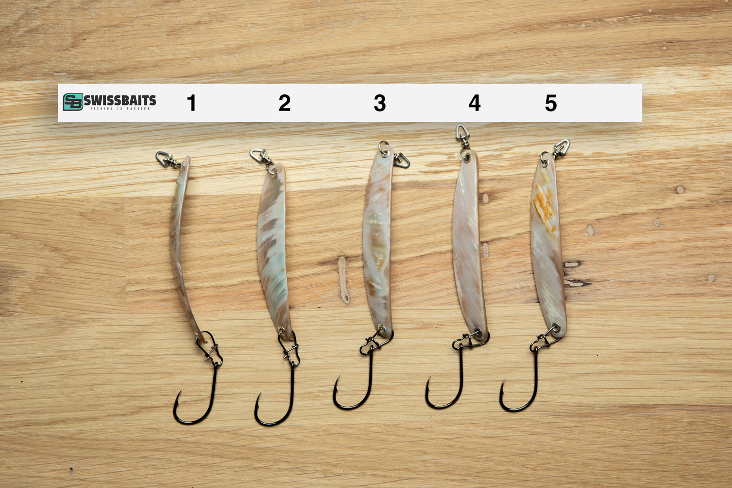 Rainbow Premium Perlmutt-Spange 8cm Perlmuttspangen.ch