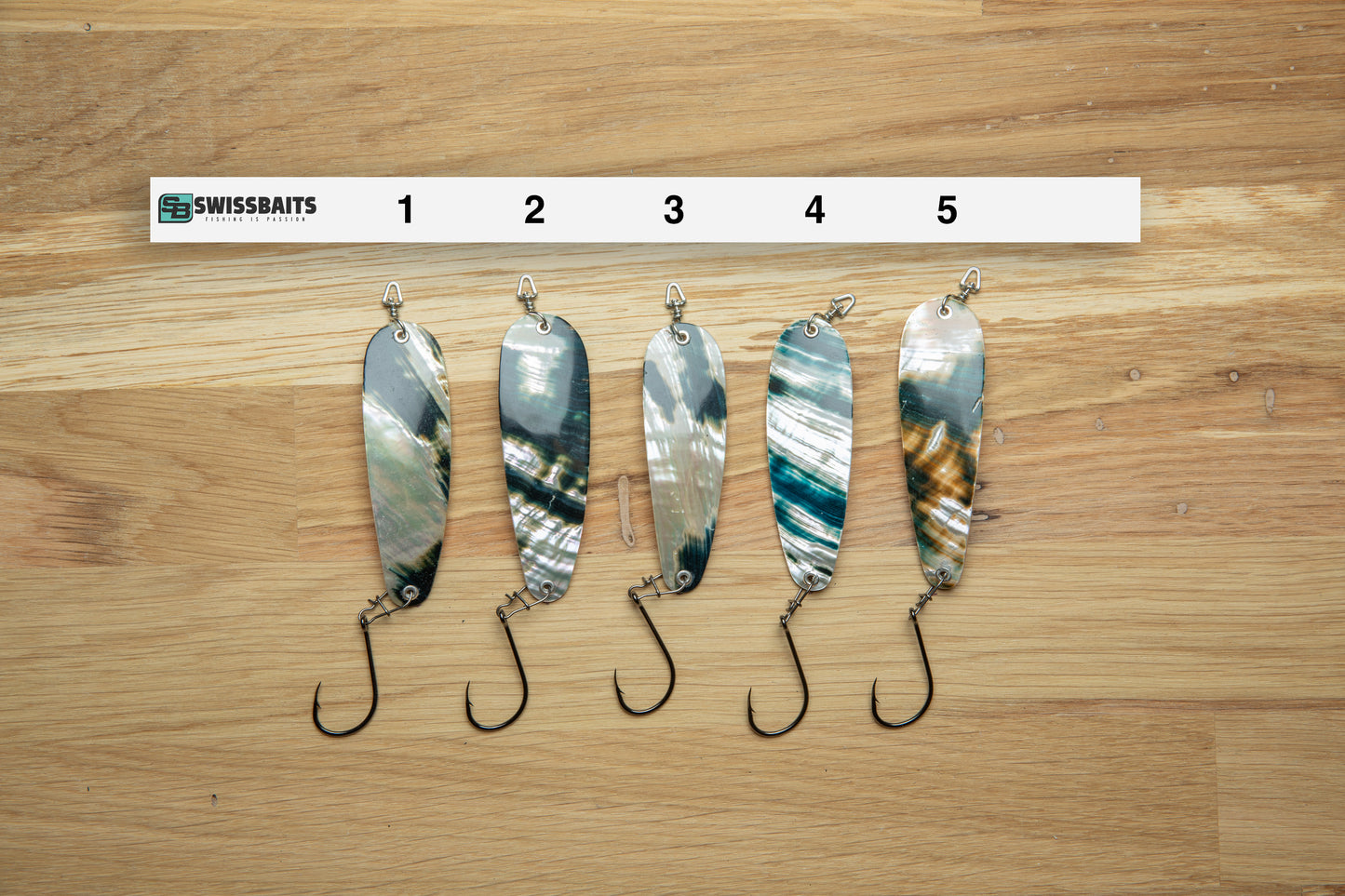 Turmalin Premium Perlmutt-Tropfen 8cm Perlmuttspangen.ch