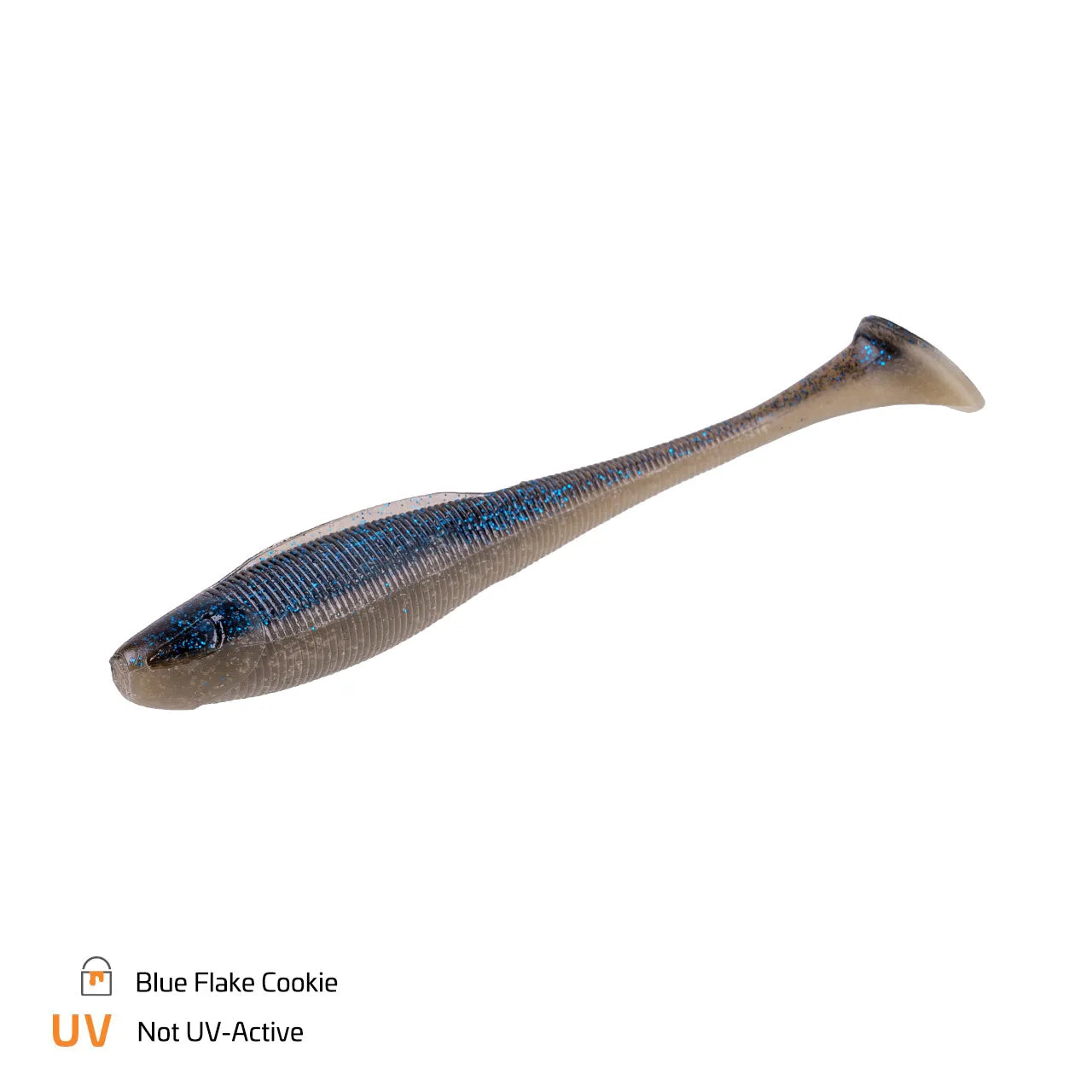 Sexy Swimmer Zeck Fishing 8cm Blue Flake Cookie