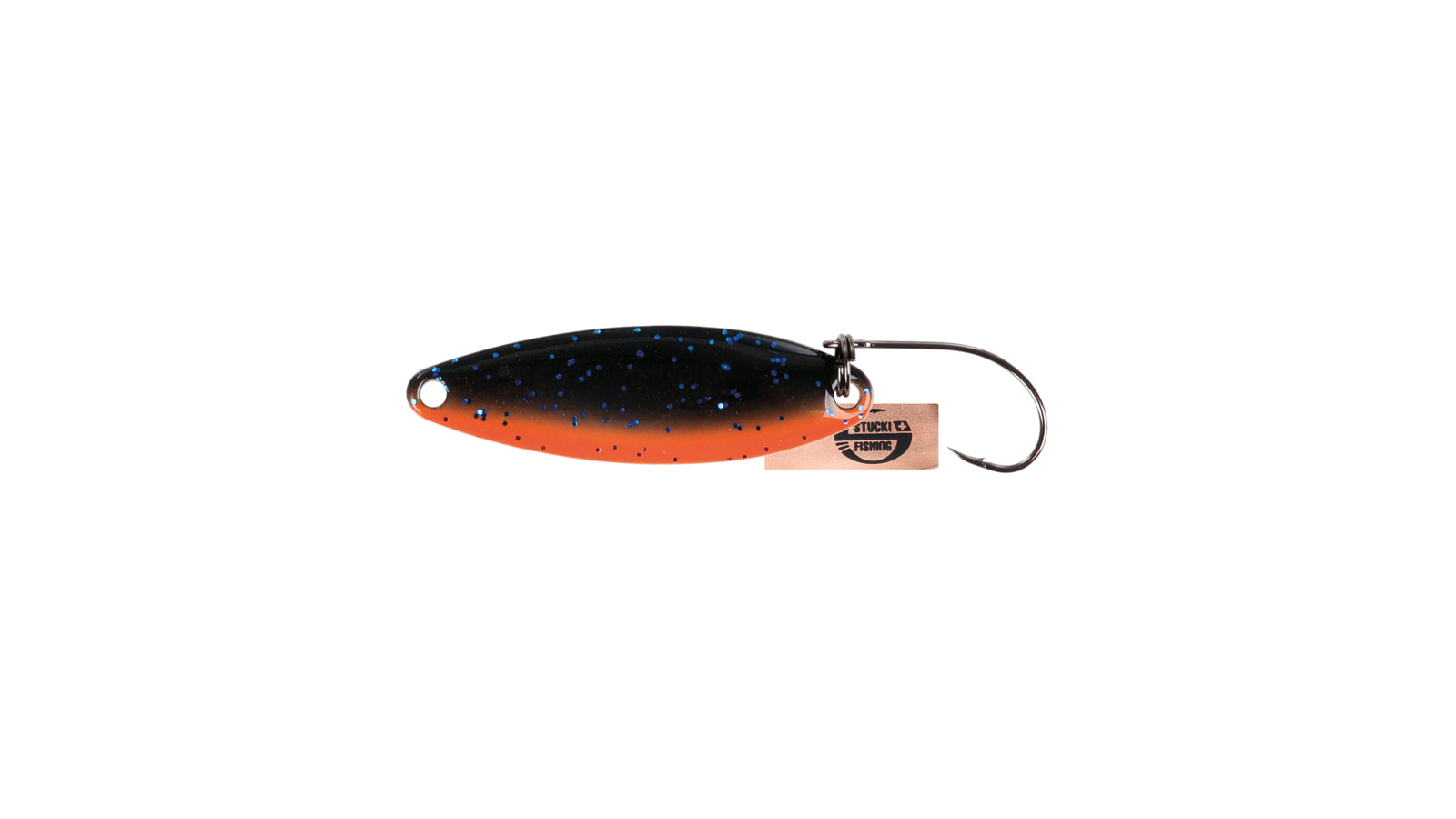 Micro Spoon Cervin 3.5g  Stucki Fishing Black/Orange  