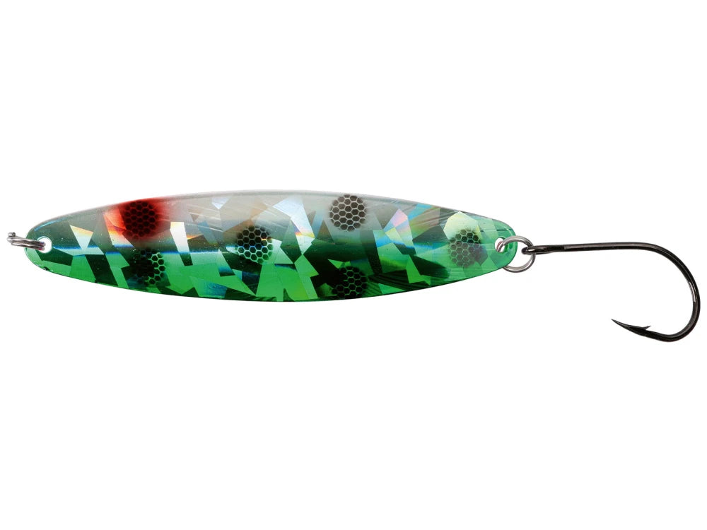 Trout Stagger Schlepplöffel 10cm  Stucki Fishing Green Holo  