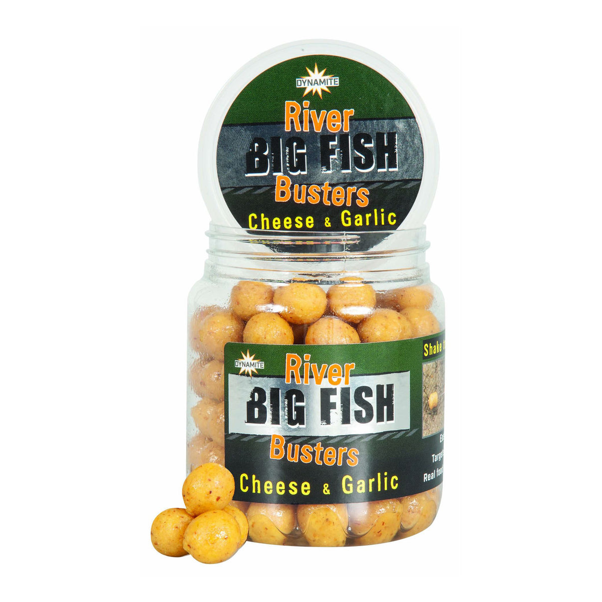 Dynamite Baits Big Fish River Busters Dynamite Baits Cheese & Garlic