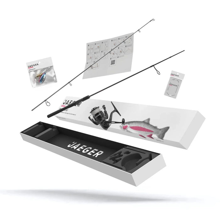 Trout Go Kit 2 Forellen Starter Combo Jaeger fishing