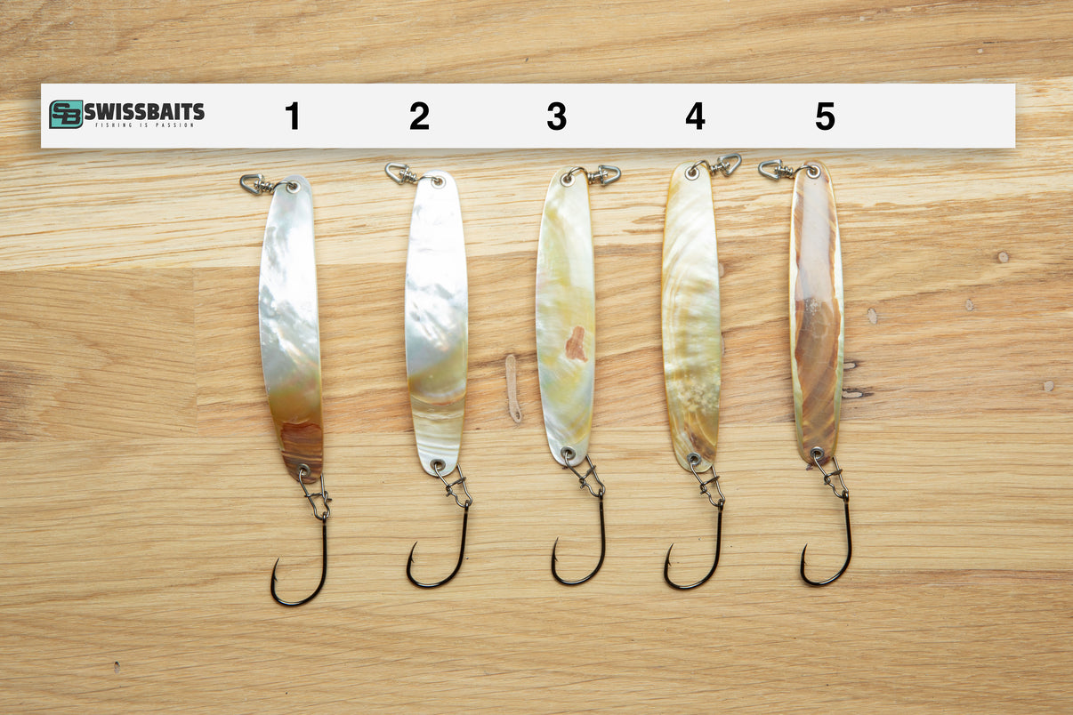 Gold Lip Premium Perlmutt-Spange 9cm  Perlmuttspangen.ch   