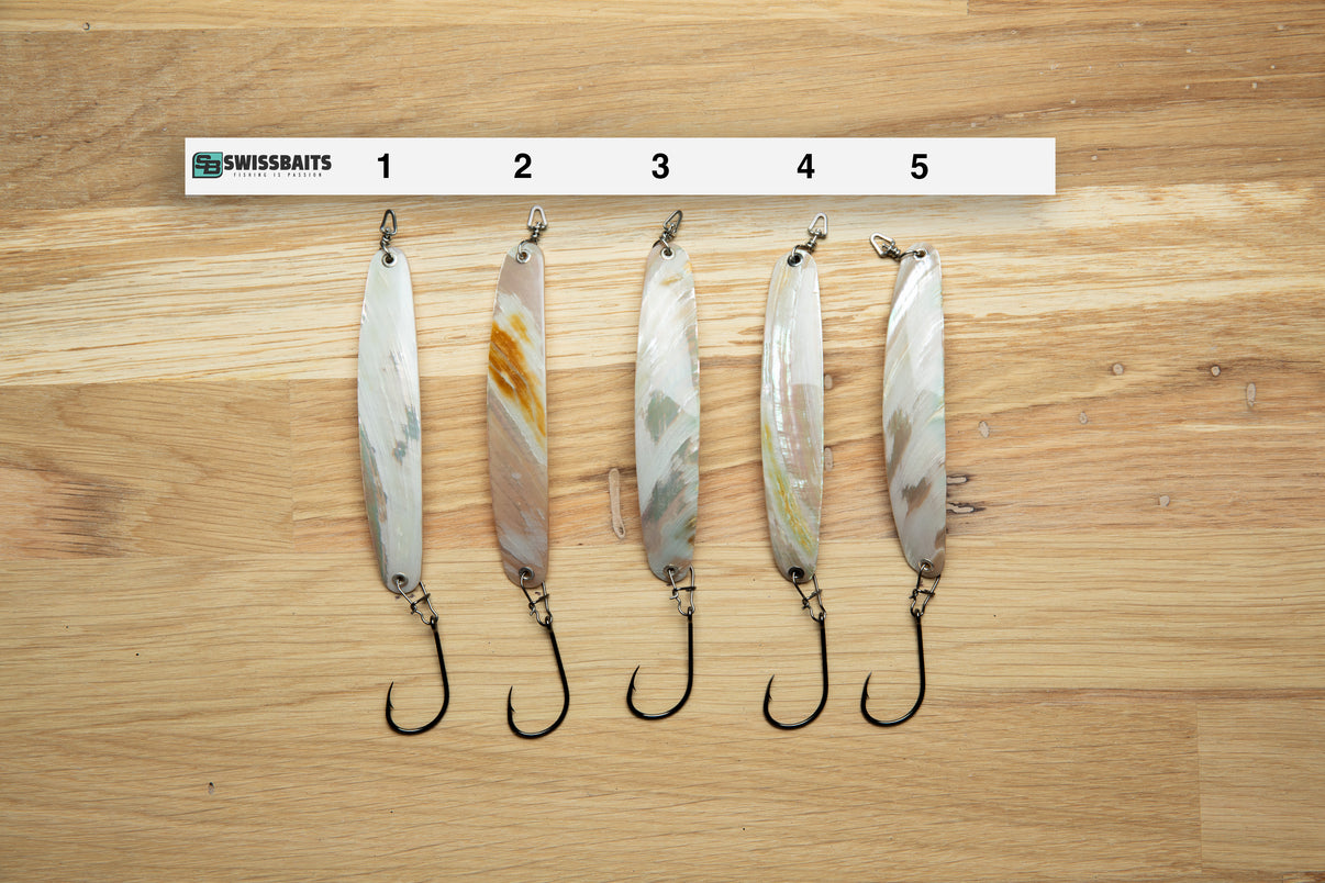 Rainbow Premium Perlmutt-Spange 10cm  Perlmuttspangen.ch   