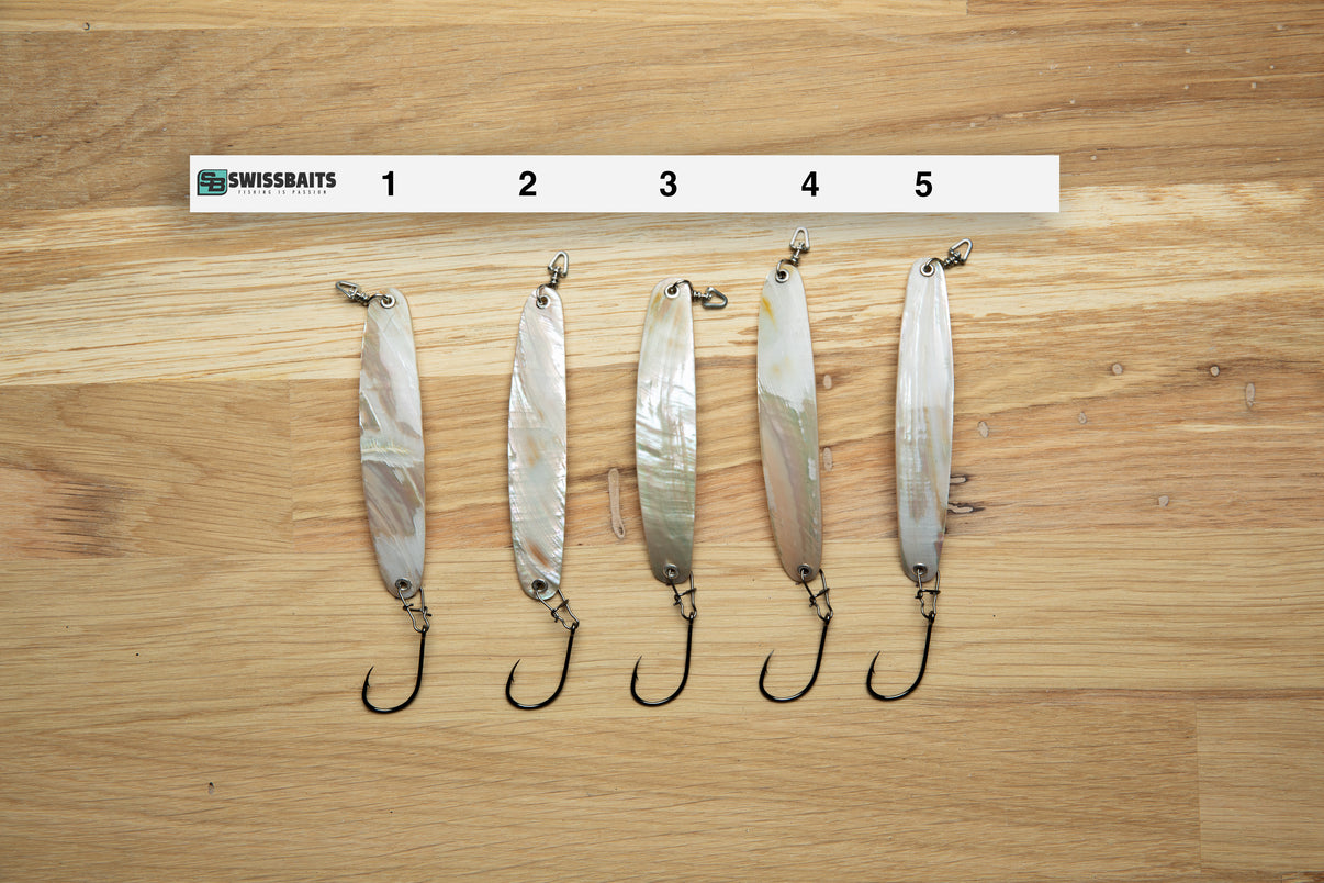 Rainbow Premium Perlmutt-Spange 9cm  Perlmuttspangen.ch   