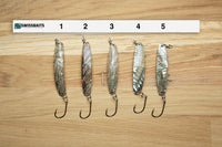 Smaragd Premium Perlmutt-Spange 8cm  Perlmuttspangen.ch   