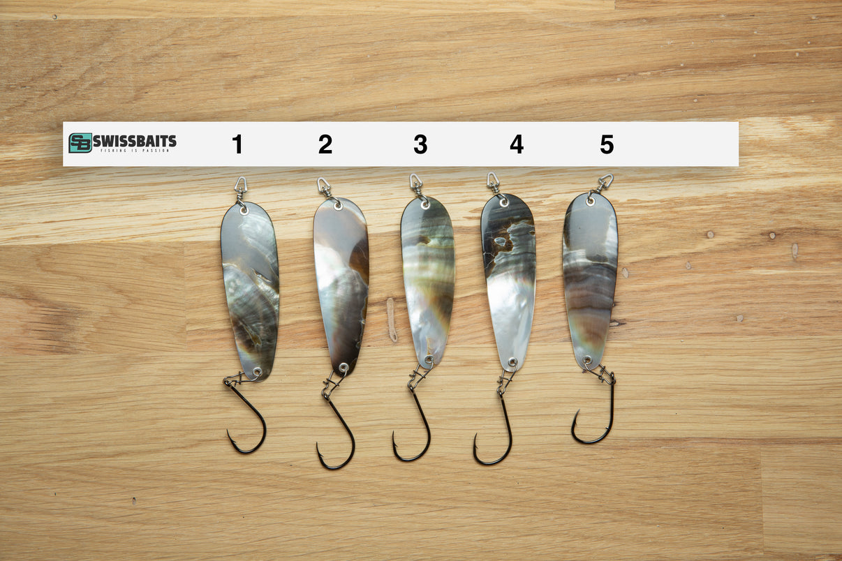 Onix Premium Perlmutt-Tropfen 8cm  Perlmuttspangen.ch   