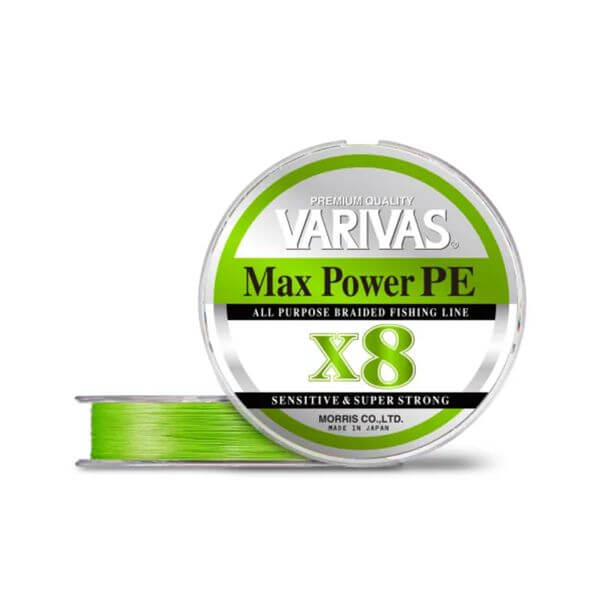 Varivas Max Power PE X8 Lime Green 150m Varivas