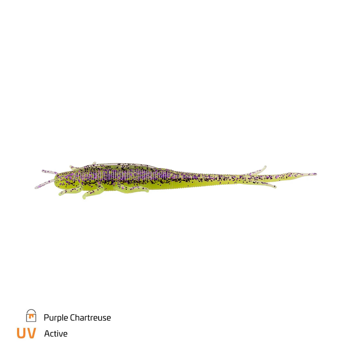 Zeck Shaky Sneaker 6cm Zeck Fishing Purple Chartreuse