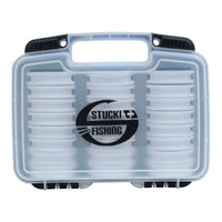 Koffer Box mit 24 grossen Hegenenwickler Stucki Fishing