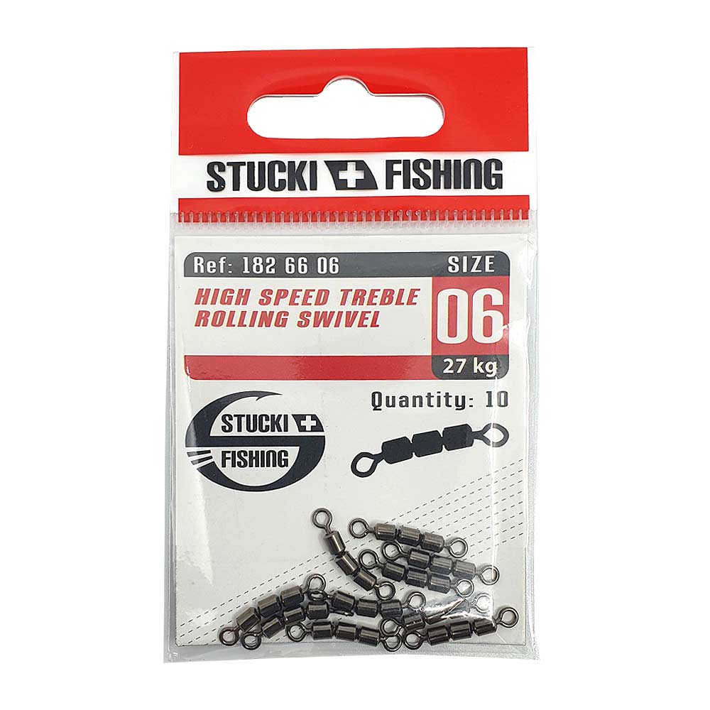 High Speed Treble Rolling Swivel 182 66 06  Stucki Fishing   