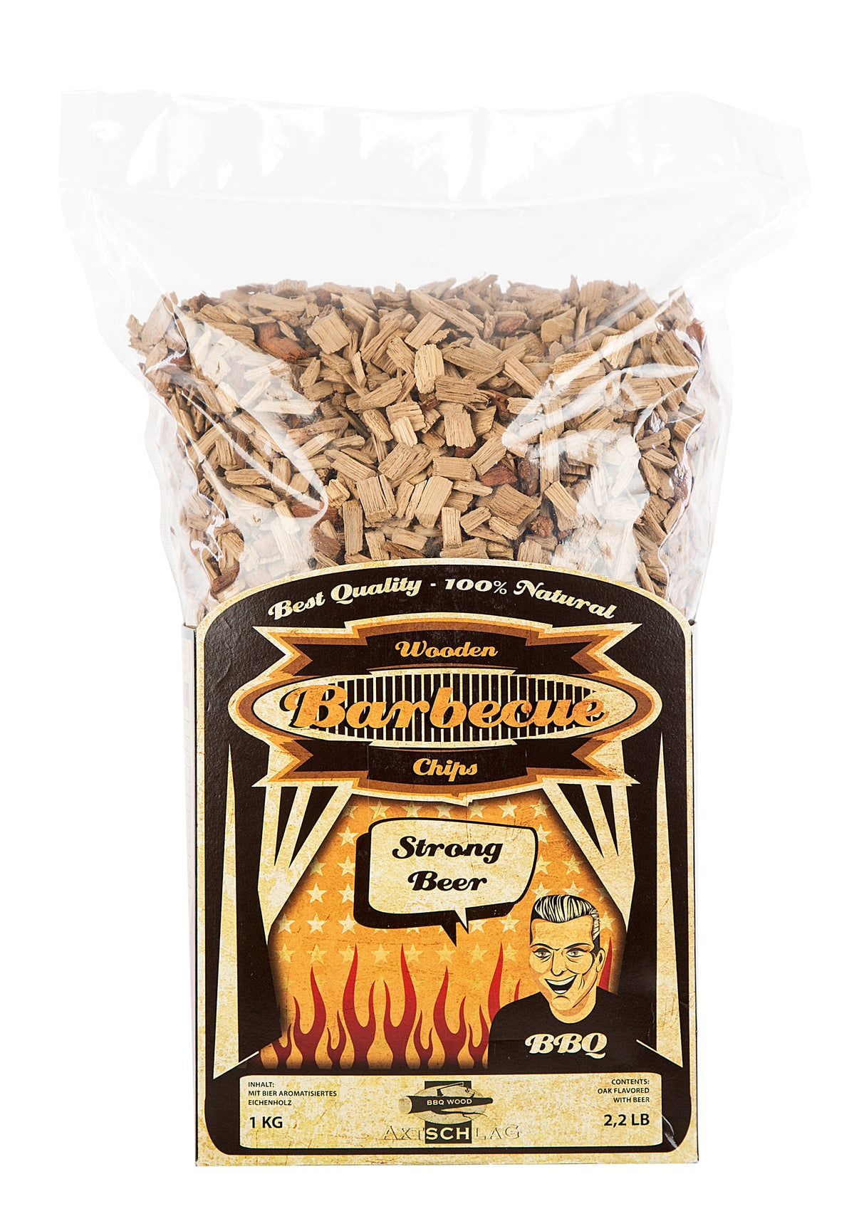 Räucherchips Bier Eiche 1Kg Axtschlag