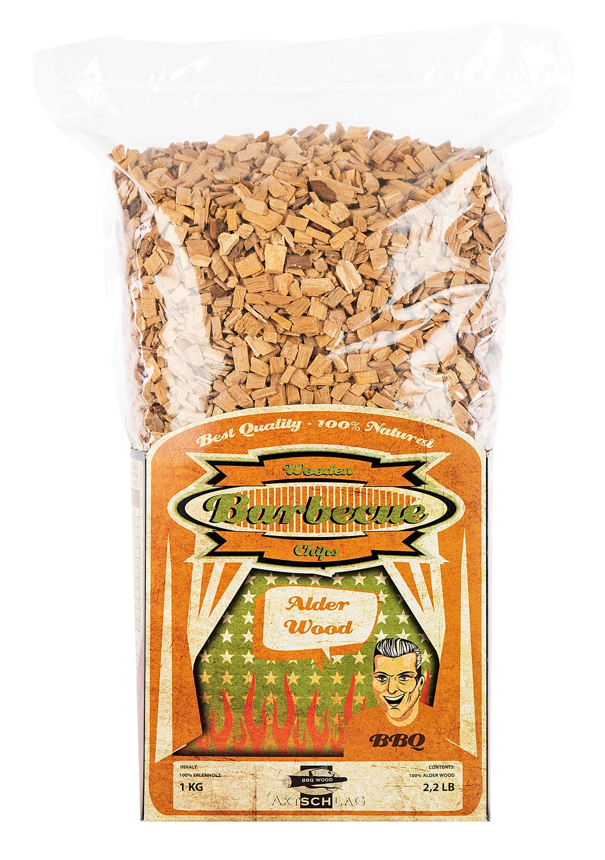 Räucherchips Alder Wood Erle 1Kg räucherchips Axtschlag