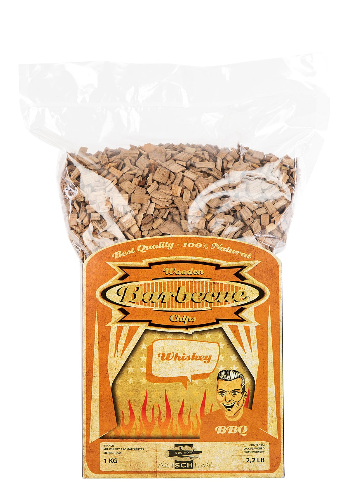 Räucherchips Whiskey Eiche 1Kg Axtschlag