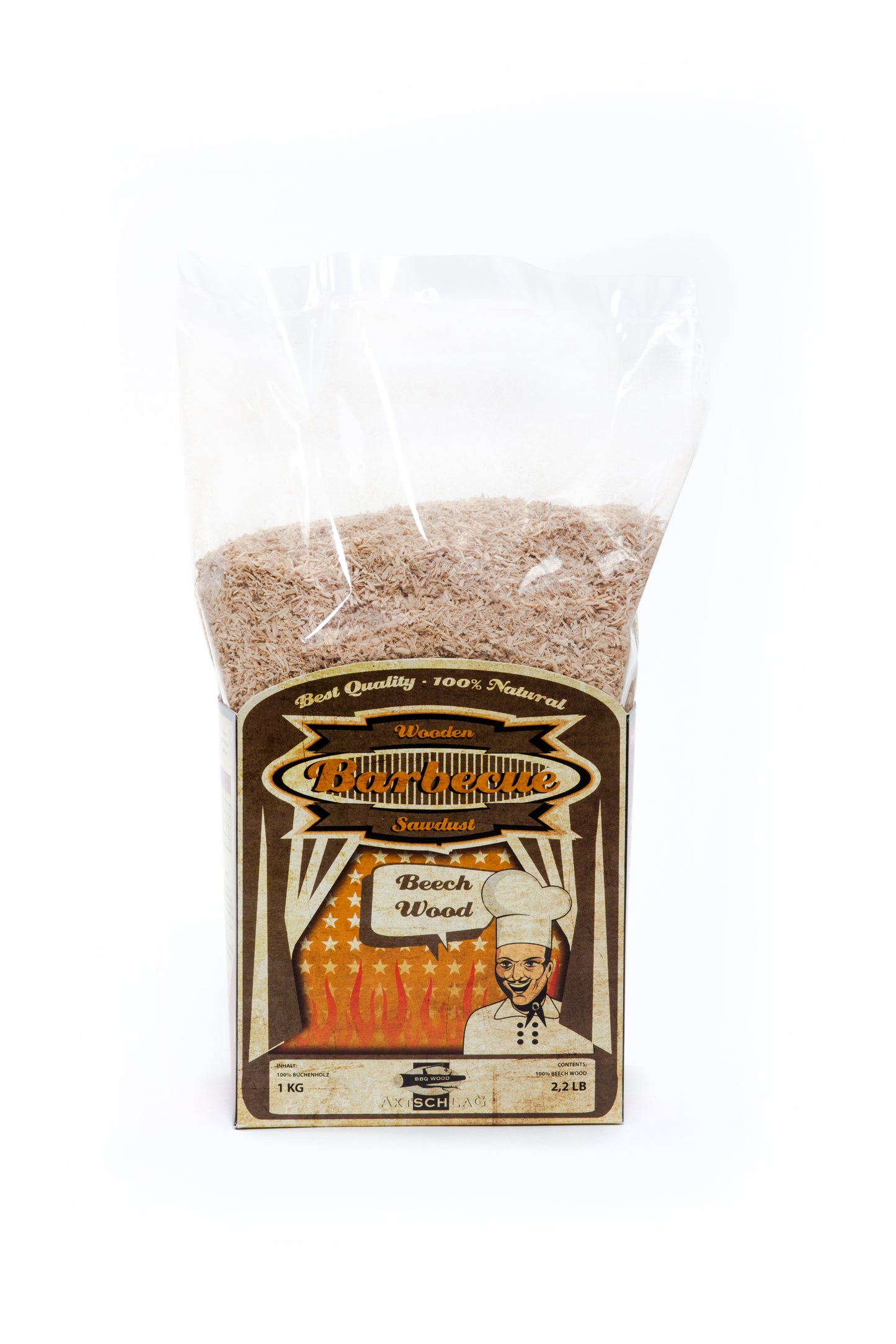 Axtschlag Sawdust Räuchermehl Beech Wood Buche 1Kg  Axtschlag   